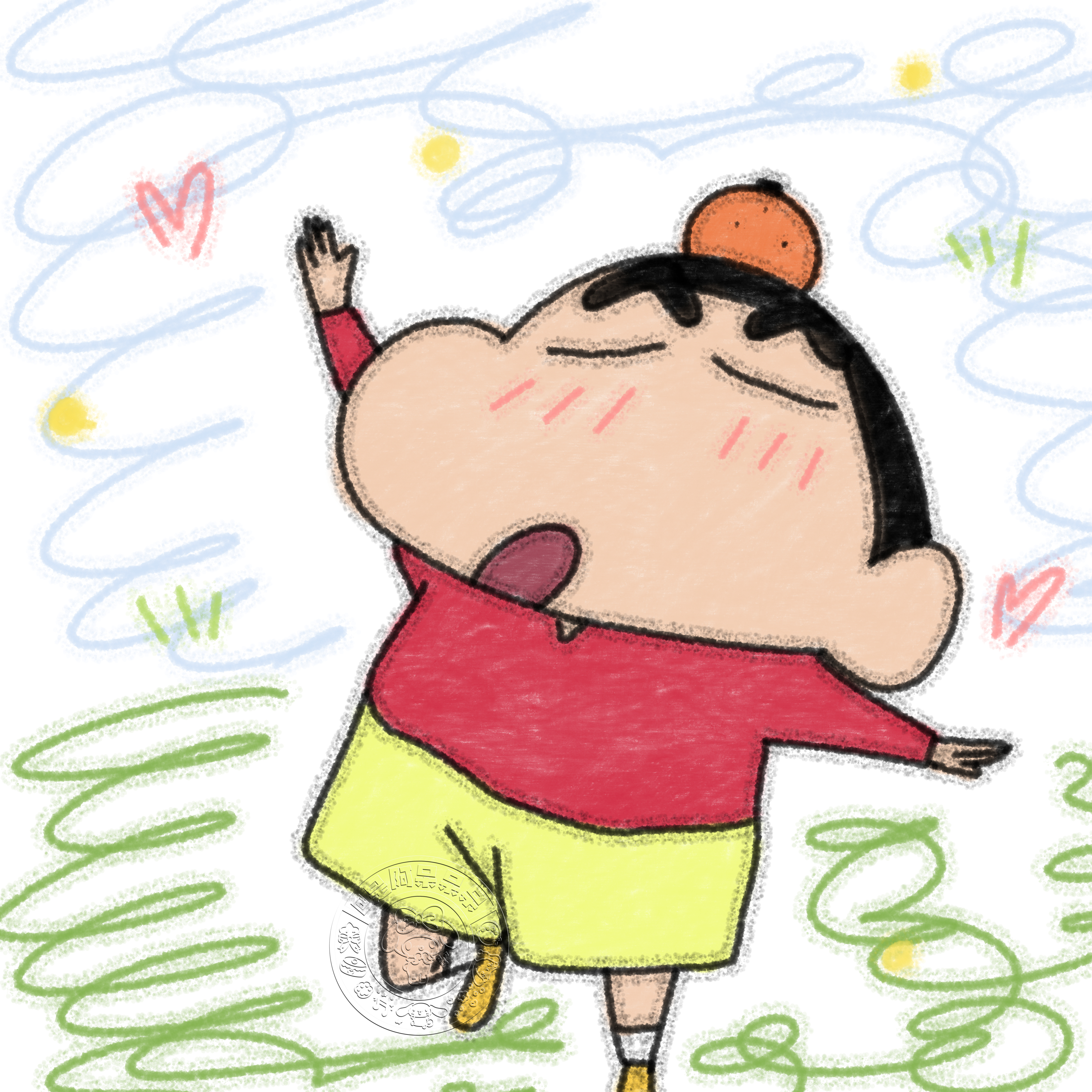 蠟筆小新超萌頭像，童趣色彩引領(lǐng)時尚潮流